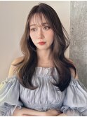 ＊20代大人女子＊くびれヘア＊透明感グレージュ