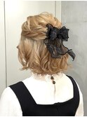 ヘアセット/ヘアアレンジ/結婚式お呼ばれヘア