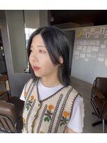 ティック 福井鯖江店(tic.)&nbsp;ミディアムヘア/イヤリングカラー/大人の艶髪