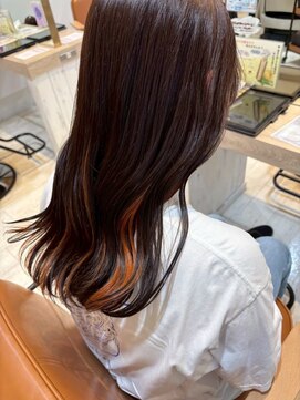 アンソル オブ リシェール(N'SOL of RICHAIR) 前髪/アンブレラカラー/こなれミディ/イメチェン/ウェーブパーマ