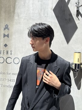 メンズココ メンズパーマ 韓国ヘア 日本橋店(MENS COCO) ニュアンスパーマ ビジネスショート