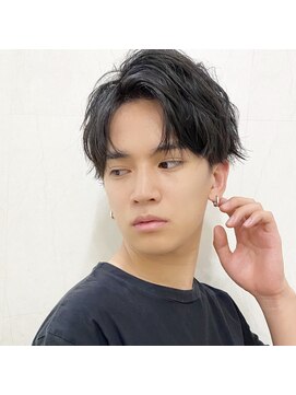 モンド ヘアクリエーション 西田店(monde hair creation) 【monde】ビジネスアップバング×爽やかツーブロック×刈り上げ