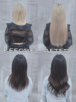 リップ 大阪本店(LIP)&nbsp;【レミー100%最高級人毛/ロング】シールエクステ60枚+ブリーチ