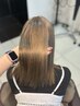 【圧倒的ツヤ、手触り、色持ち◎】カット+髪質改善カラー+トリートメント
