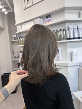 ペレ 渋谷(PELE) ミディアムヘア/暗めカラー/グランマッシュ/渋谷