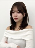 くびれレイヤー/顔まわりカット/レイヤーカット/小顔ヘア