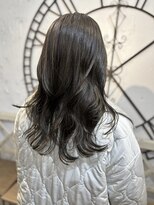 ルミエ ヘアサロン 経堂店(Lumie hair salon) オリーブベージュ×レイヤーカット