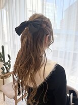 オン キャナルシティ博多前店(on) 【中里恵梨】ヘアセット/ハーフアップスタイル/編み込みヘア