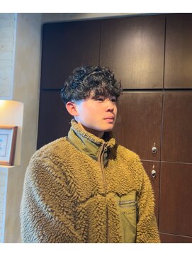 アンツ サザンリゾート 茅ヶ崎店(ANT'S Southern Resort) スペインカール　メンズパーマ　マッシュ　茅ヶ崎