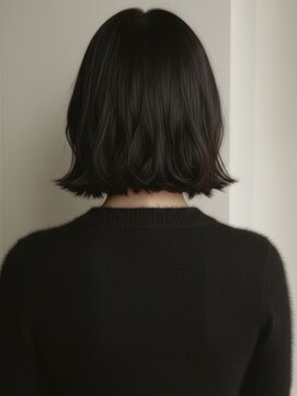 フレイムス 那覇新都心店(Frames) 地毛風カラー×切りっぱなしボブ外ハネミニボブ/20代30代那覇