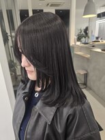 ゴットラトゥール(GOTTO LATOUR)&nbsp;暗髪カラーのナチュラルブラック☆レイヤーカット