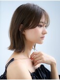 前髪ありくびれボブ30代40代50代 【AIN.表参道】川原大地