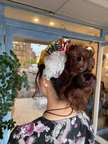 オープンジョー(Open Jaw)&nbsp;ヘアセット/ヘアアレンジ/二次会/お呼ばれ/ロング
