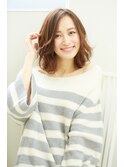 小顔×エイジングヘアケア ミディアムスタイル