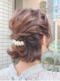 【Lotus hair design】ボブハーフアップ