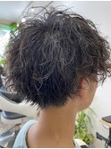 定番マッシュ☆ツイストパーマ