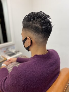 ハック 梅田(hack.) ハイフェード×ナチュラルパーマ