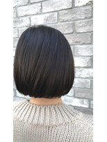 アミィヘアー(Ami Hair)&nbsp;ミニボブ×ダークベージュカラー