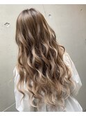 バレイヤージュ風★ロングエクステ