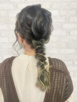 ヘアセット専門店 ナゴミ 池袋店(nagomi) ヘアセット/ヘアメイク/革紐/リボン/カジュアル/編み下ろし
