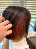 【インナーカラー】チェリーピンク♪10代20代30代