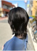 【tetote 村山のサロンスタイル】くびれウルフカット