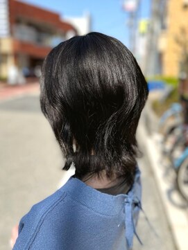 テトテ 門戸厄神店(tetote) 【tetote 村山のサロンスタイル】くびれウルフカット