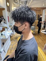 アヴァンス 天王寺店(AVANCE.) MEN'S HAIR 王道ツイスト×刈り上げ×アップバング