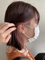 バルオン(BAR:ON)&nbsp;【BAR:ON】ボブ×インナーピンクカラー