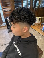 リットジェンツ 千葉(Lit Gents)&nbsp;スペインカール×フェード【YUSUKE】