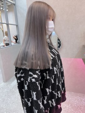 ロンド レア 天神大名店(Lond Le’a) ダブルカラー/インナーカラー/イヤリングカラー/ミルクティー