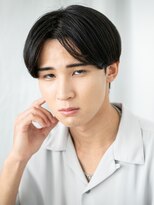 モッズヘアメン 名護大東店(mod's hair men) ビジネスシーンも◎黒髪がキマル万能刈り上げマッシュc名護