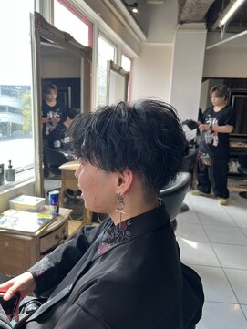 アイズ 海老名(AIZU) ニュアンスパーマ ワンカールパーマ メンズパーマ