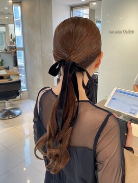 ガリカ シーム(Gallica/SEAM) 【川辺晴加】パーティーヘアセット<原宿>