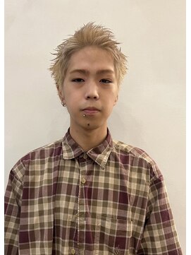 テテコケット(tete coquette) 刈り上げないメンズハイトーンショート