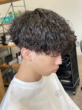 エルマーク(L-MARK) マッシュスパイラルパーマツイストスパイラル波巻きメンズ