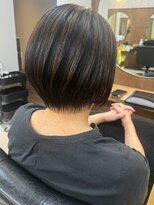 リッチ 菊名店(Rich)&nbsp;ショートボブ　丸みボブ　ダークアッシュ　30代40代　グレージュ