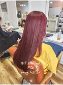 かわいい赤髪◎オンカラーで夏を楽しみましょう!