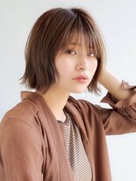 アンドレイ 表参道(andrey)&nbsp;デザインカラー/レイヤーカット/ウェットヘア/オリーブベージュ