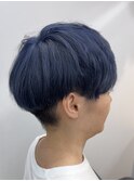 メンズカットマッシュショートスパーキーショートセンターパート