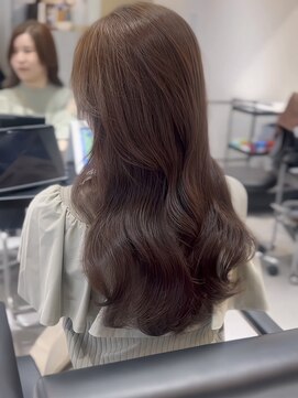 ソヨン 金山店(SOYON) ロングレイヤー/オリーブグレージュ/アッシュグレー/くびれヘア