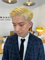 エマノア(EMANOA)&nbsp;バーバースタイル☆メンズカット☆ブリーチ抜きっぱなし