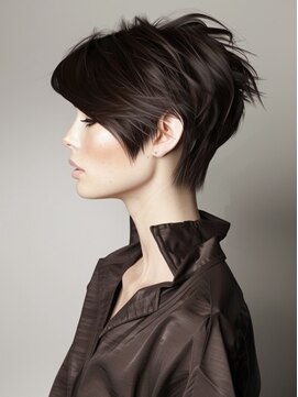 アルトリスト(Altruist Aging×HAIR&SPA) ☆イメチェンピンクベージュアンブレラカラー前髪クールショート