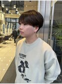 韓国風流れるパーマ/2wayバング