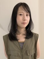 ライン(LINE)&nbsp;レイヤーカット/透明感カラー