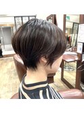 大人可愛いマッシュショートボブウルフカット30代40代50代60代