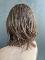 フェアリーテール つきのわ店&nbsp;白髪ぼかしハイライト&グラデーションカラー