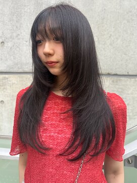 ニューヨークニューヨーク 垂水店(NYNY) 韓国風ｘシースルーバングｘエギョモリｘタンバルモリｘレイヤー