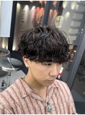 シャドウパーマ波巻きスパイラルパーマウルフパーマ名古屋駅栄駅