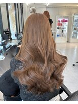 アルドーレフィエロ シンサイバシ(Ardore fiero shinsaibashi)&nbsp;ブリーチなしダブルカラーで作るマロンブラウン♪